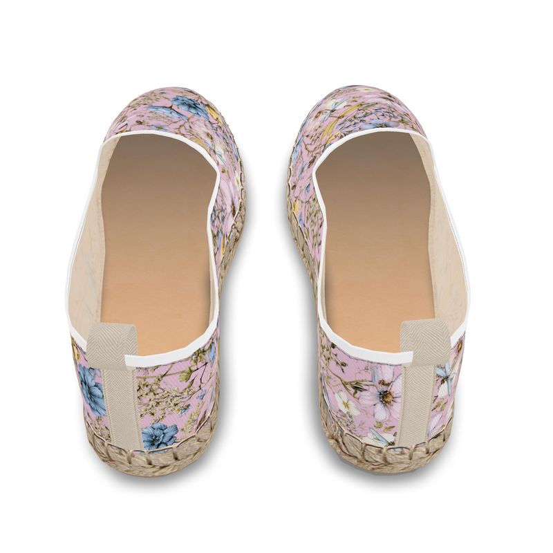 Dragonfly Blush Espadrilles by LOOVE LIFE