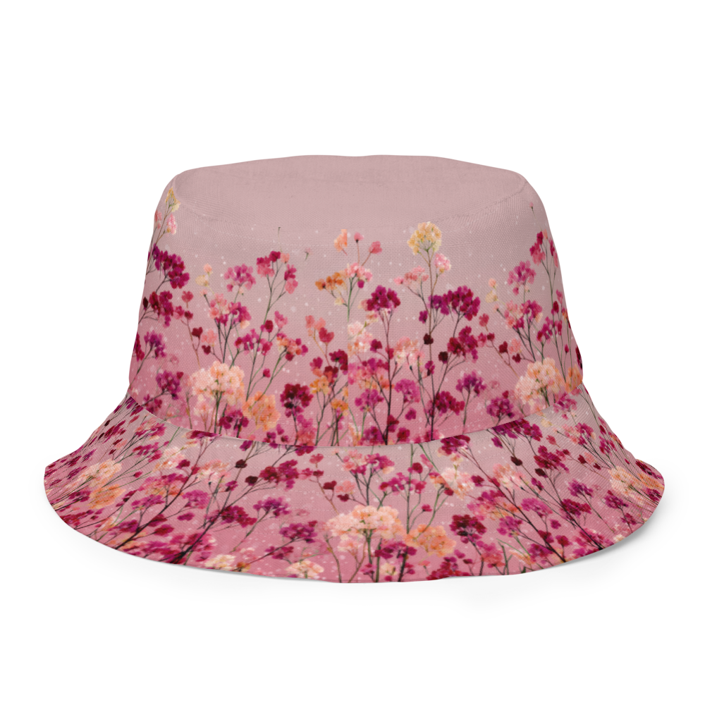 Red Bloom in June Reversible Hat