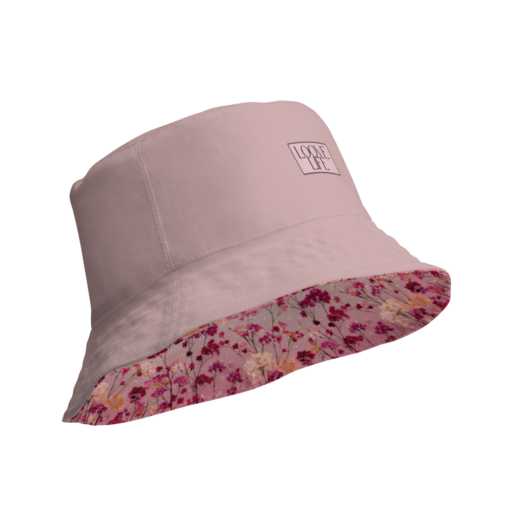 Red Bloom in June Reversible Hat