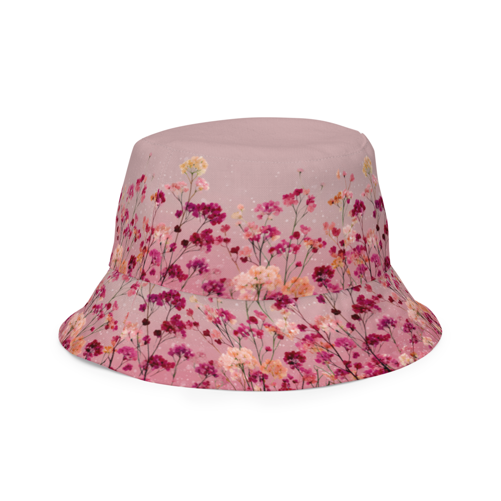 Red Bloom in June Reversible Hat