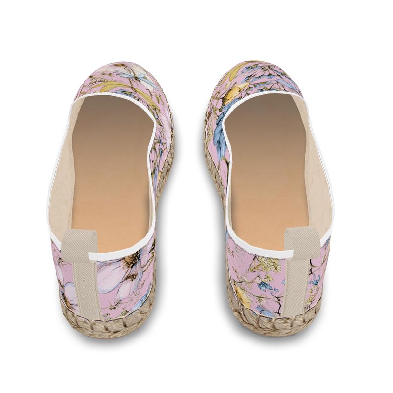 Dragonfly Blush Espadrilles  by LOOVE LIFE