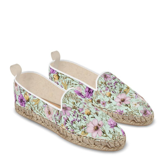 Dragonfly Mint Espadrilles  by LOOVE LIFE