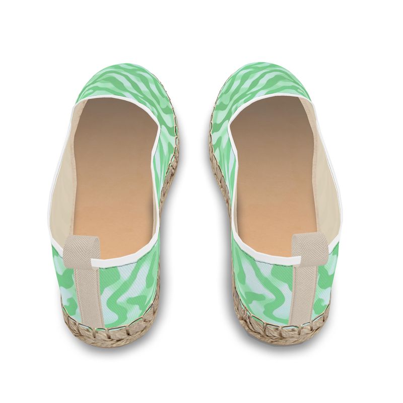 Azure Escape Espadrilles  by LOOVE LIFE
