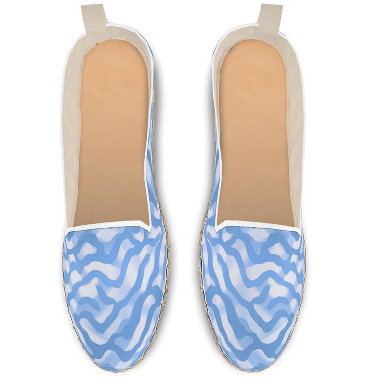 Azure Blue Espadrilles by LOOVE LIFE