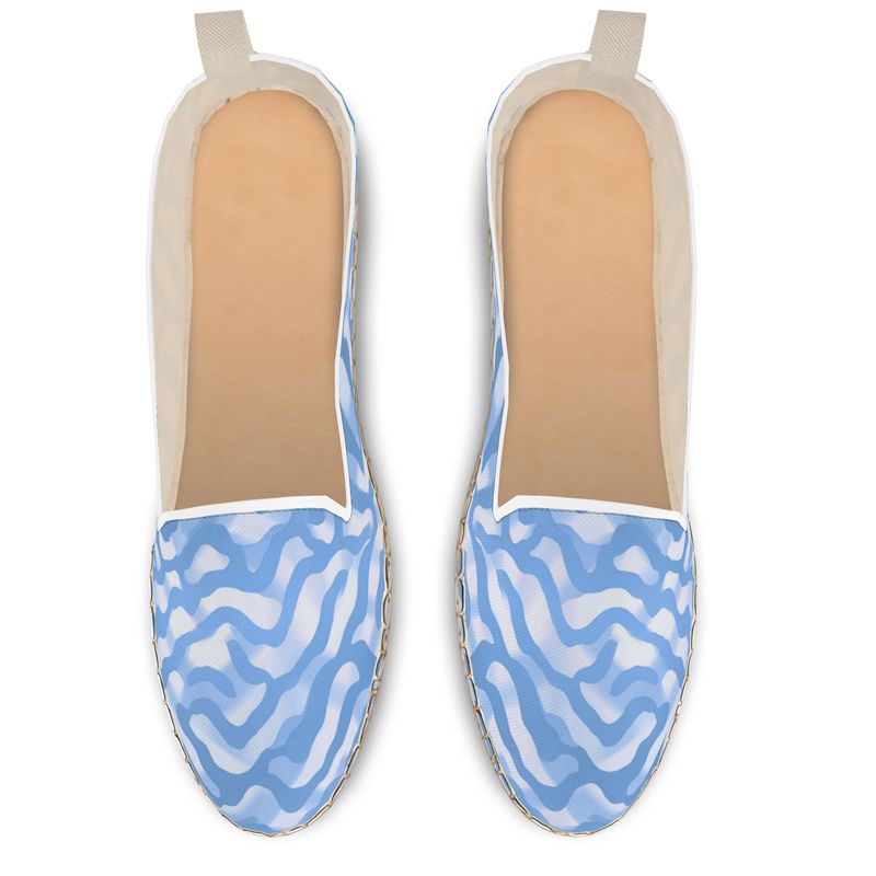 Azure Blue Espadrilles by LOOVE LIFE