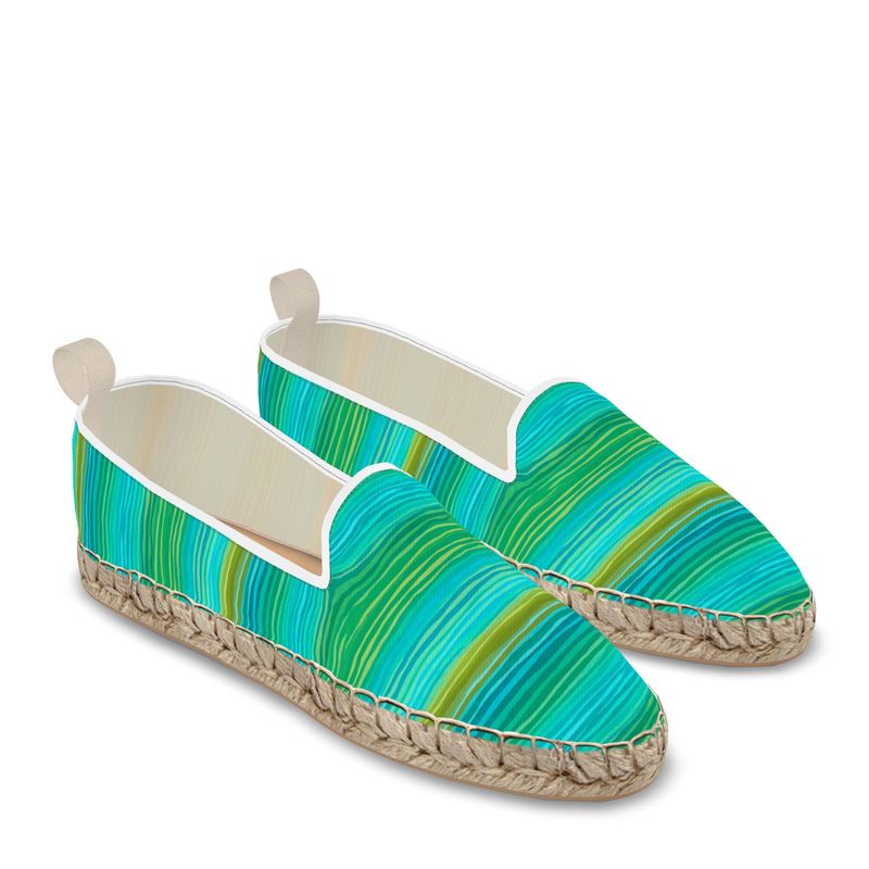 Azure Muse Jade Espadrilles BY LOOVE LIFE