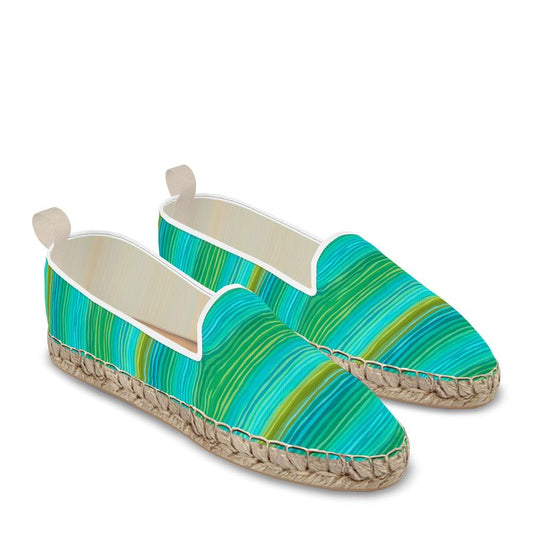 Azure Muse Jade Espadrilles BY LOOVE LIFE