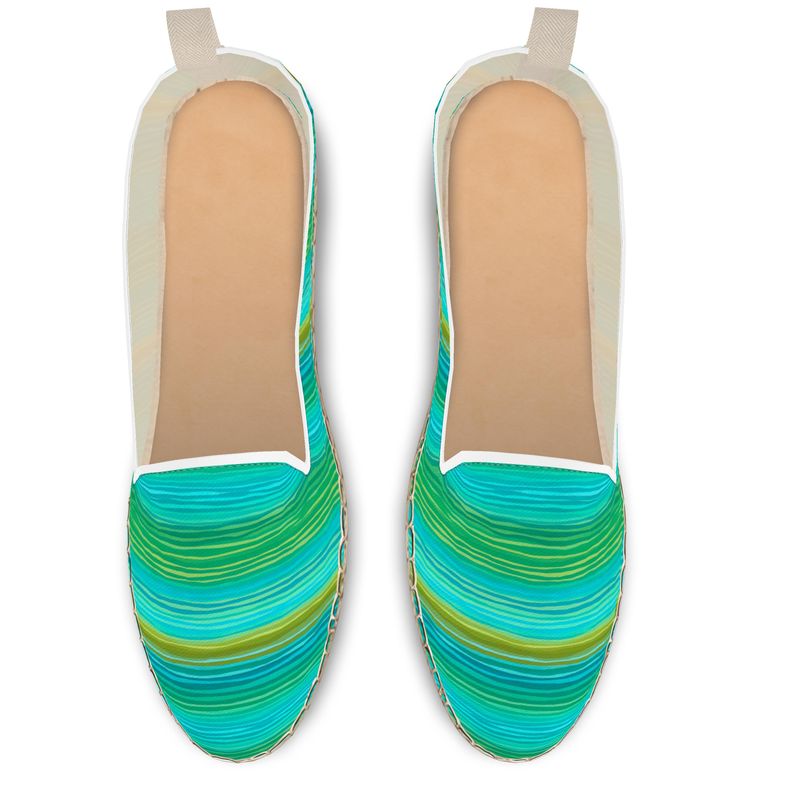 Azure Muse Jade Espadrilles BY LOOVE LIFE