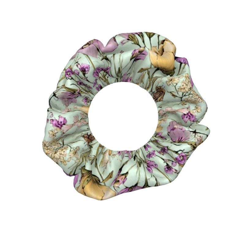 Dragonfly Mint - Silk Scrunchie 3 Pack