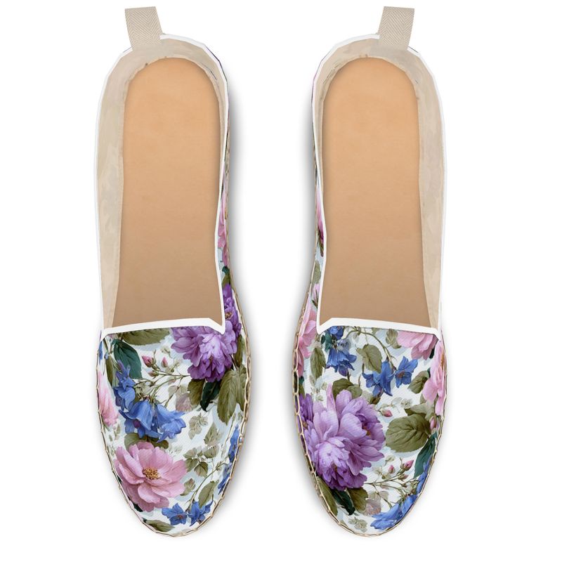 Fleur Royale Loafer Espadrilles by LOOVE LIFE