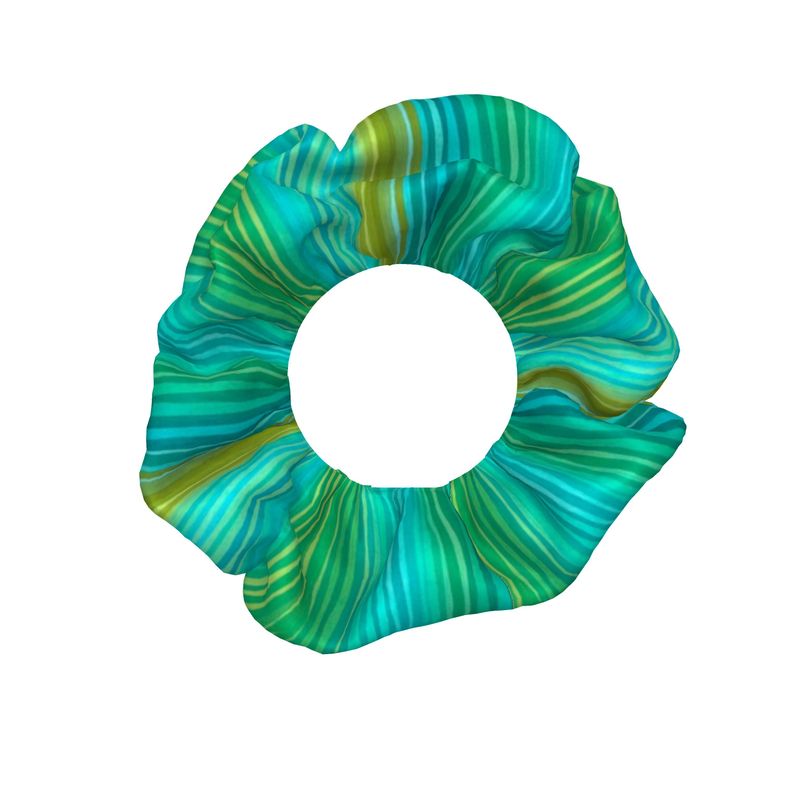 Azure Muse Jade - Silk Scrunchie 3 Pack