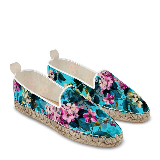 Blue Royal Loafer Espadrilles by LOOVE LIFE