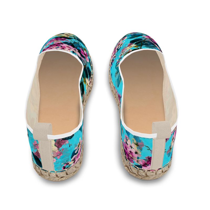 Blue Royal Loafer Espadrilles by LOOVE LIFE
