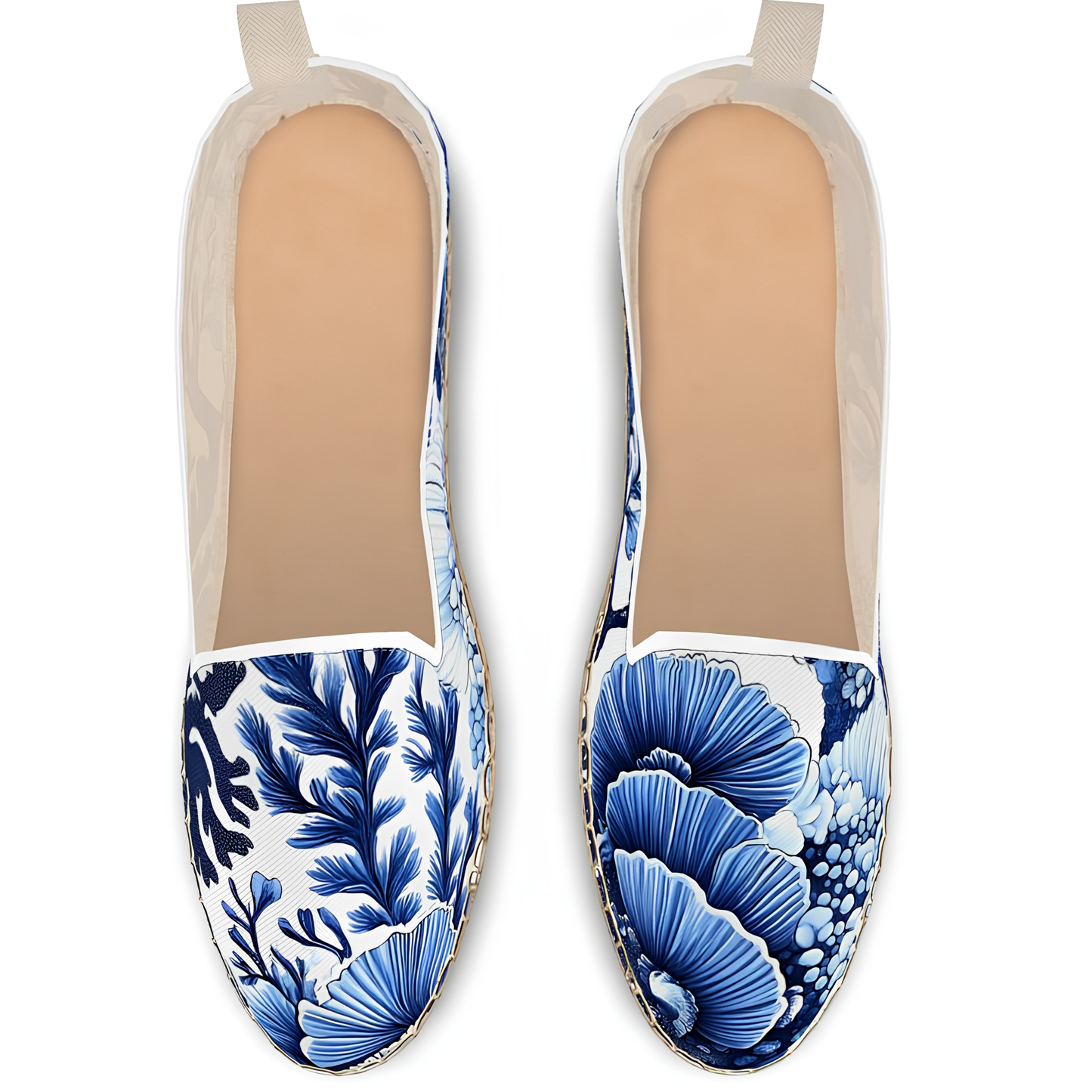 Coral Reverie - Loafer Espadrilles by LOOVE LIFE