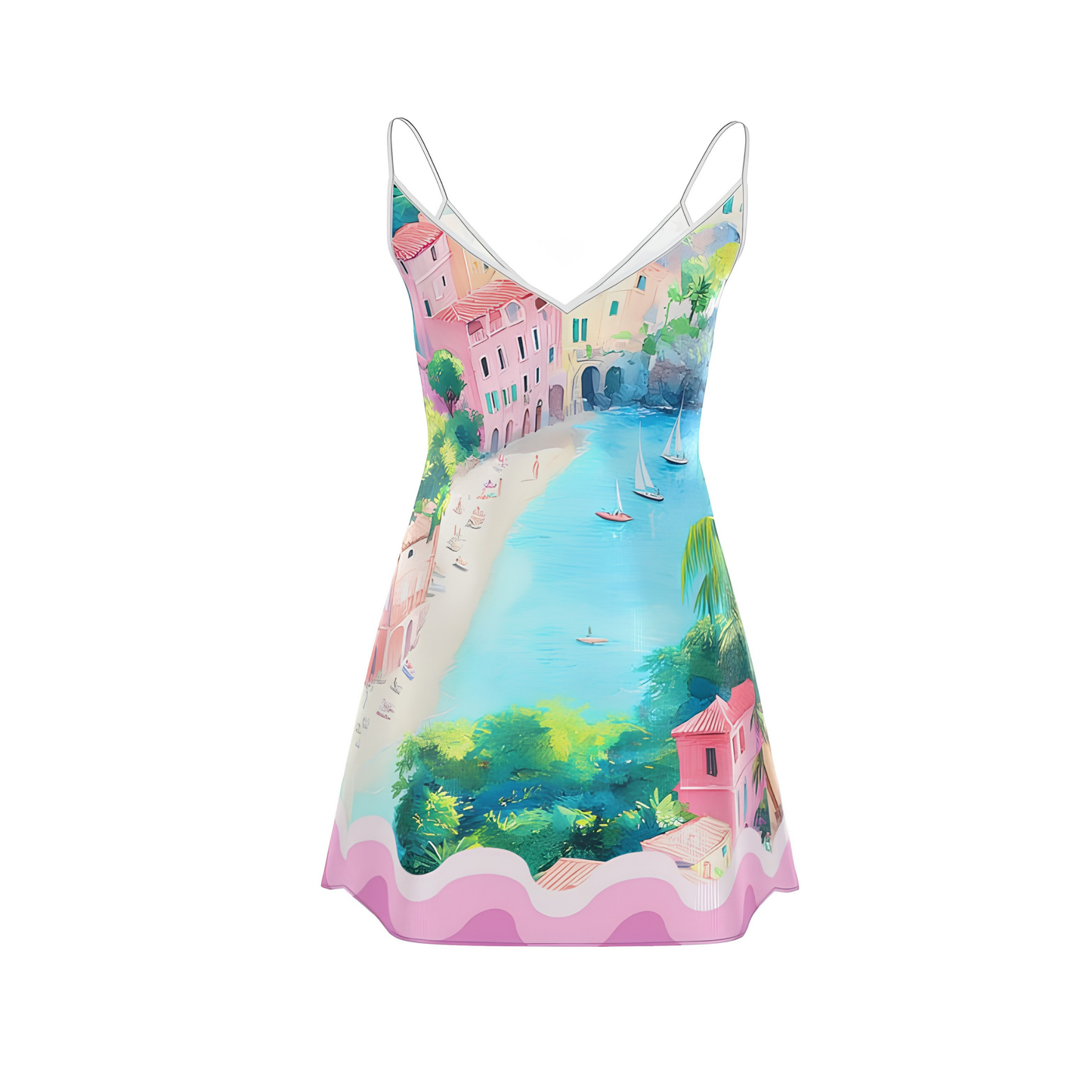 La Dolce Vita - Silk Mini Slip Dress