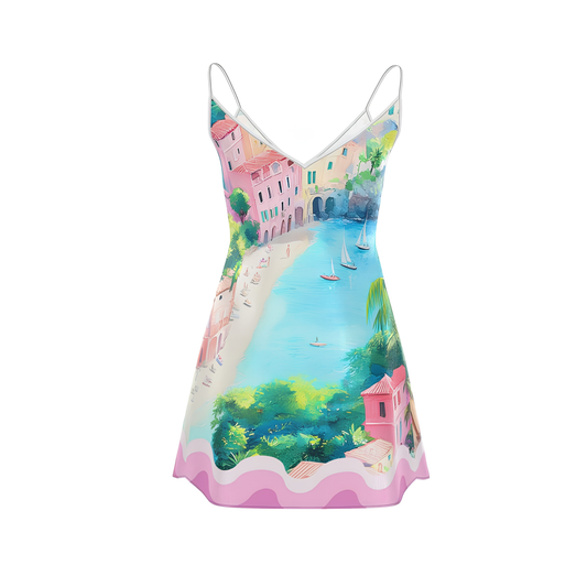 La Dolce Vita - Silk Mini Slip Dress