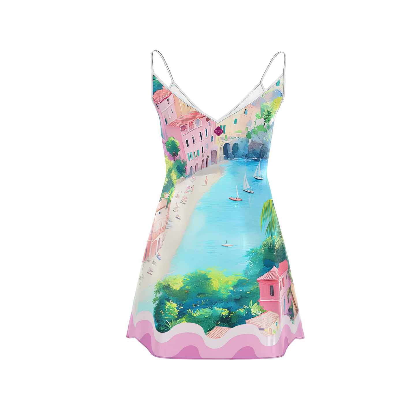 La Dolce Vita - Silk Mini Slip Dress