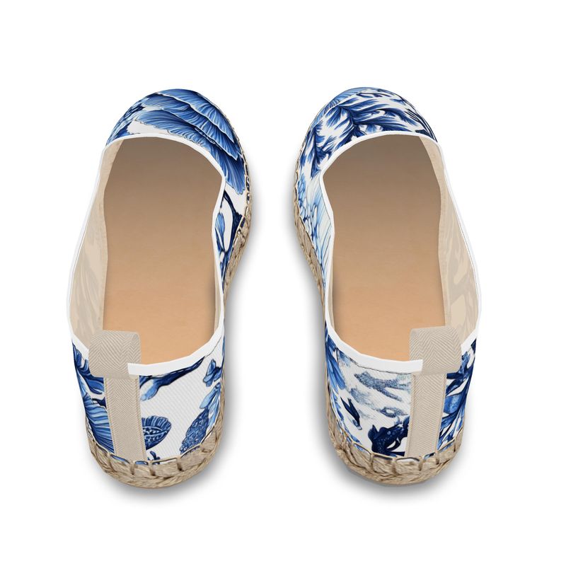 Coral Reverie - Loafer Espadrilles by LOOVE LIFE