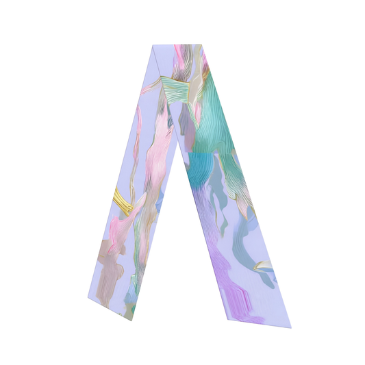 Seahorse Reverie - Silk Hair Scarf by LOOVE LIFE