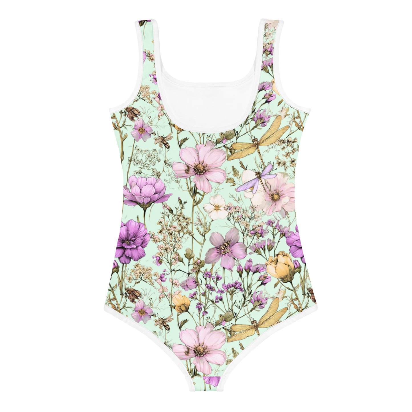 Dragonfly Mint Kids Swimsuit