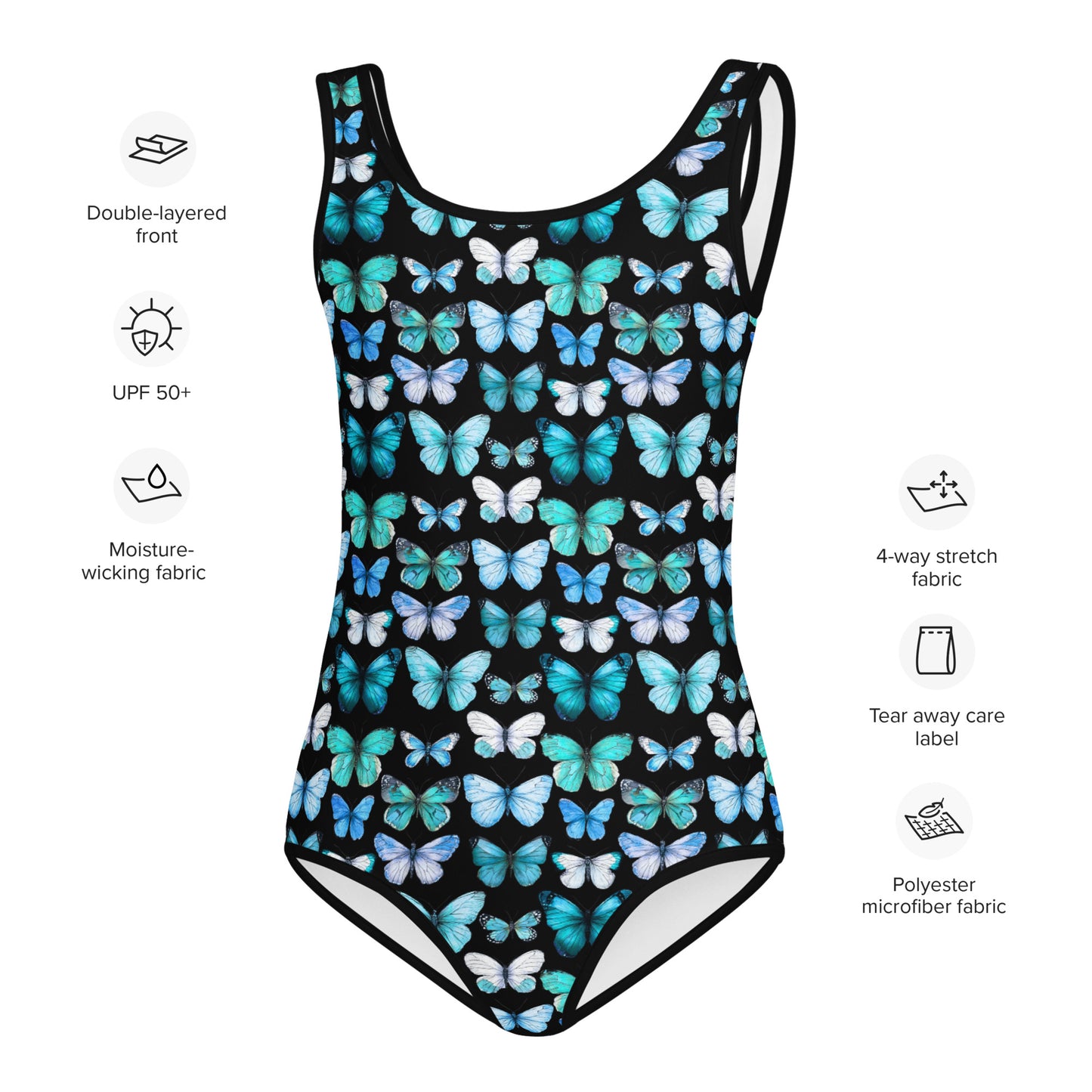 Ocean Butterfly Kids Swimsuit