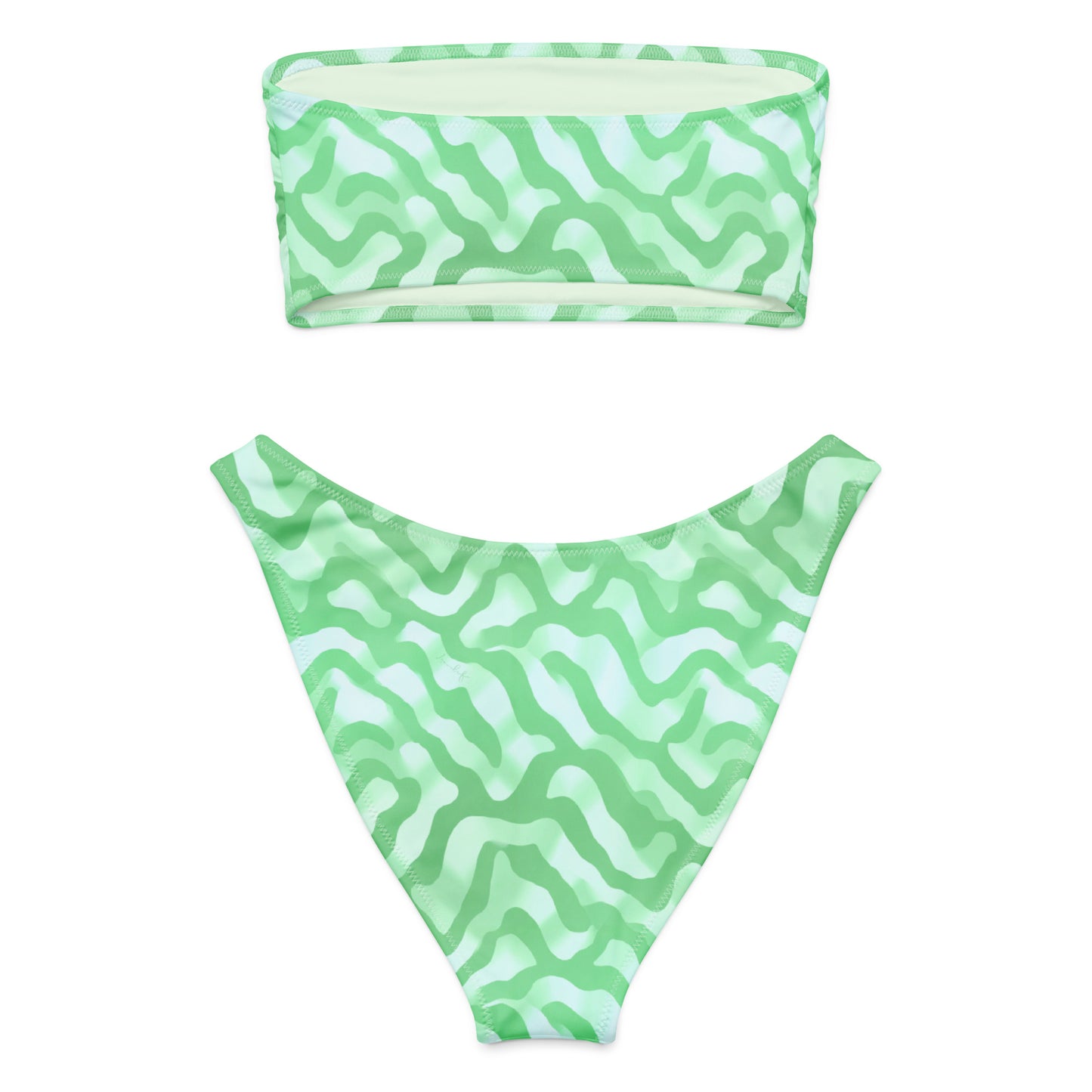 Azure Escape Bandeau Bikini Set