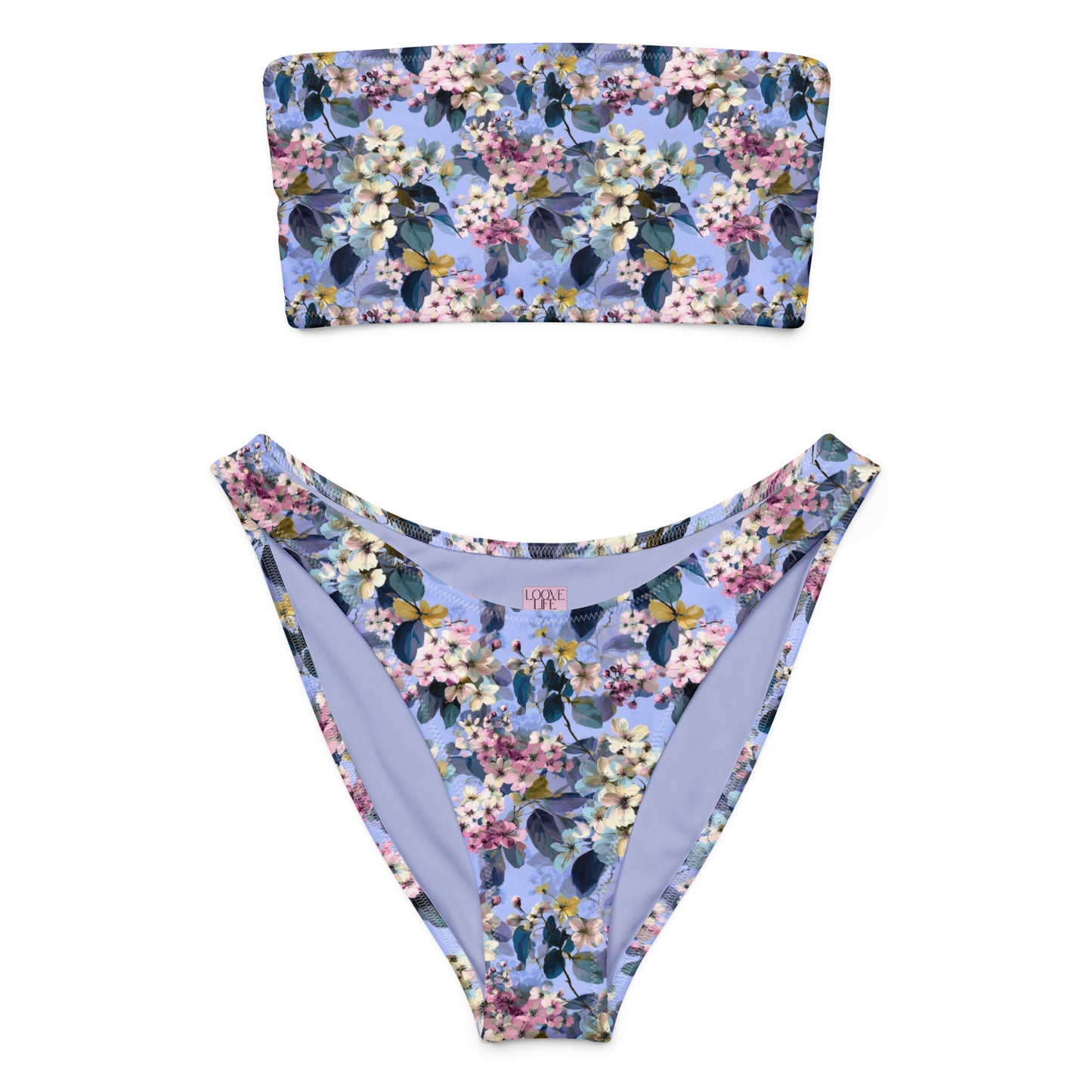 Lilac Petal Bikini Set