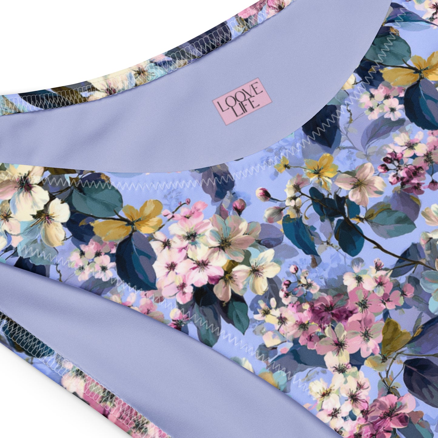 Lilac Petal Bikini Set