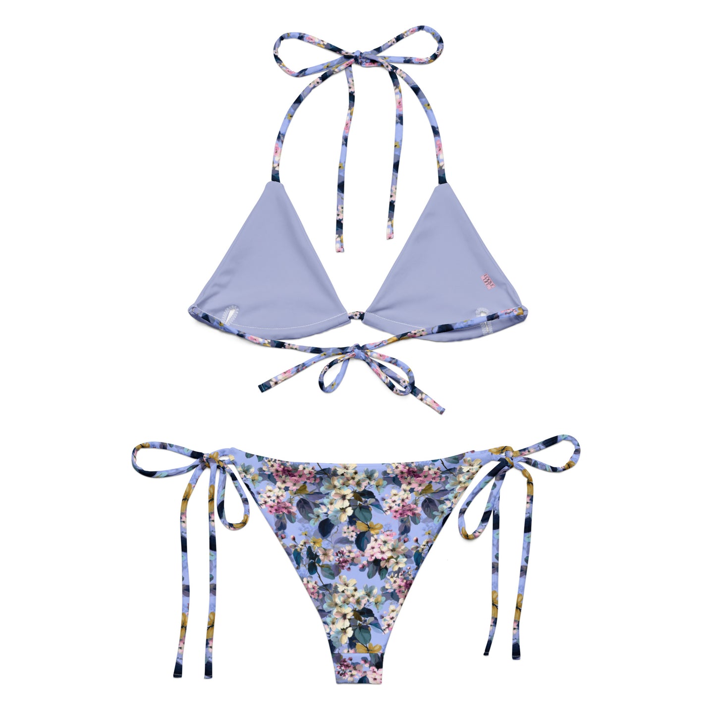 Lilac Petal String Bikini Set