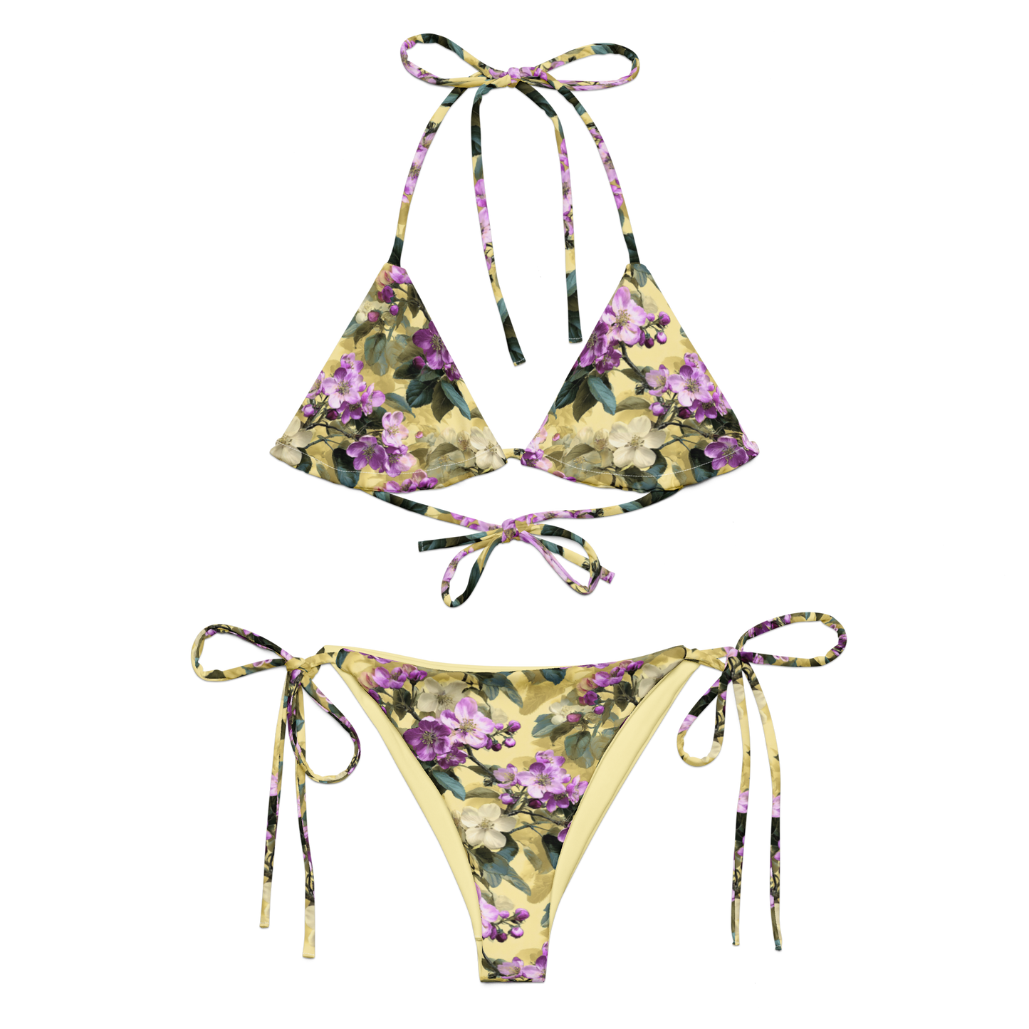 Sunset Bloom String Bikini Set
