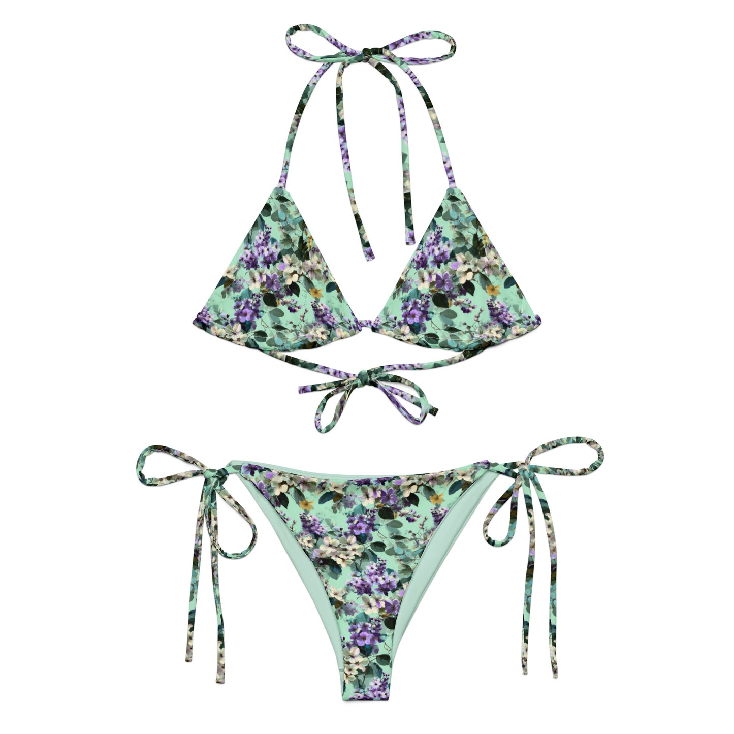 Bloom Me Away String Bikini Set