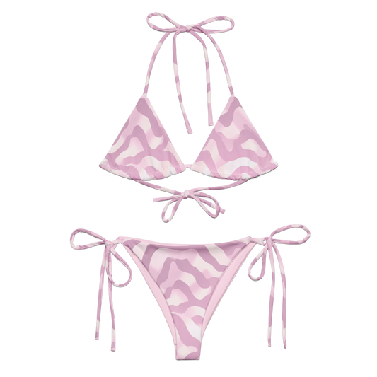 Azure Blush String Bikini Set