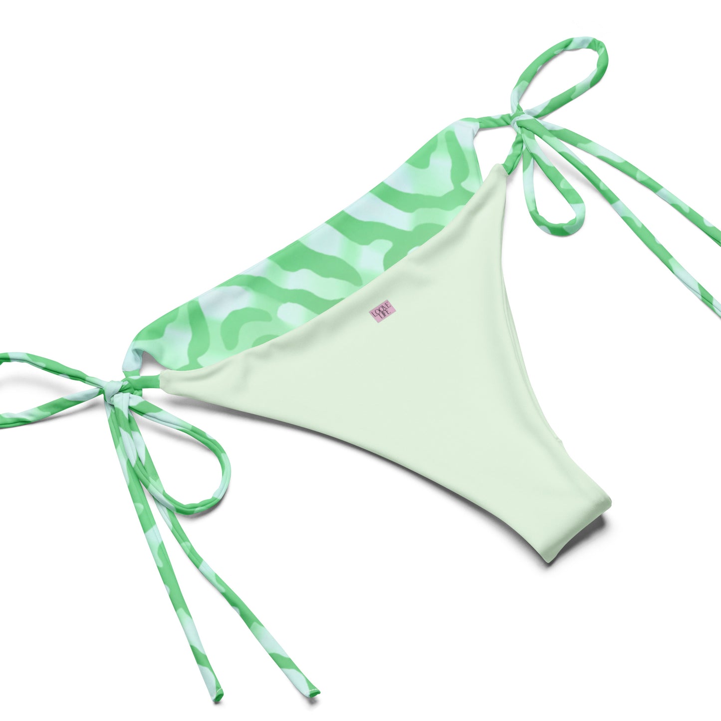 Azure Escape String Bikini Set