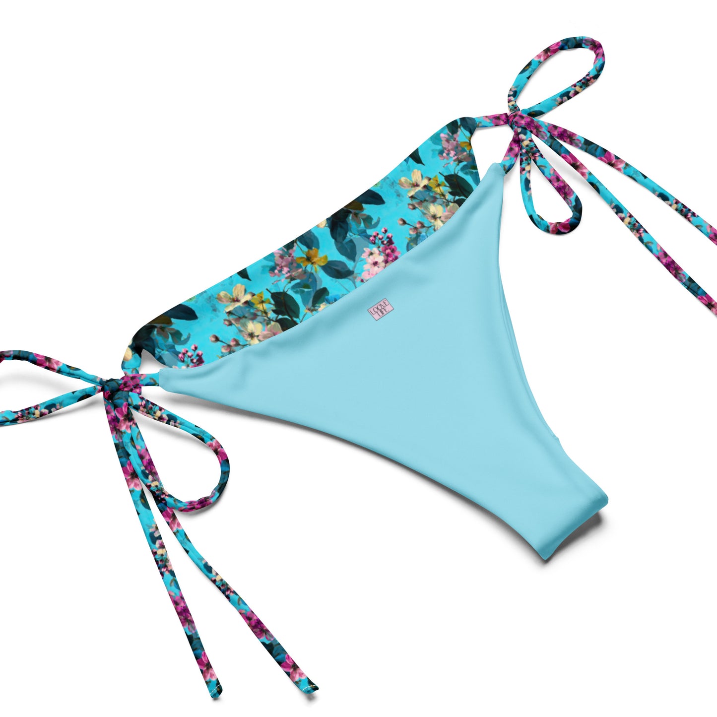 Blue Royale String Bikini Set