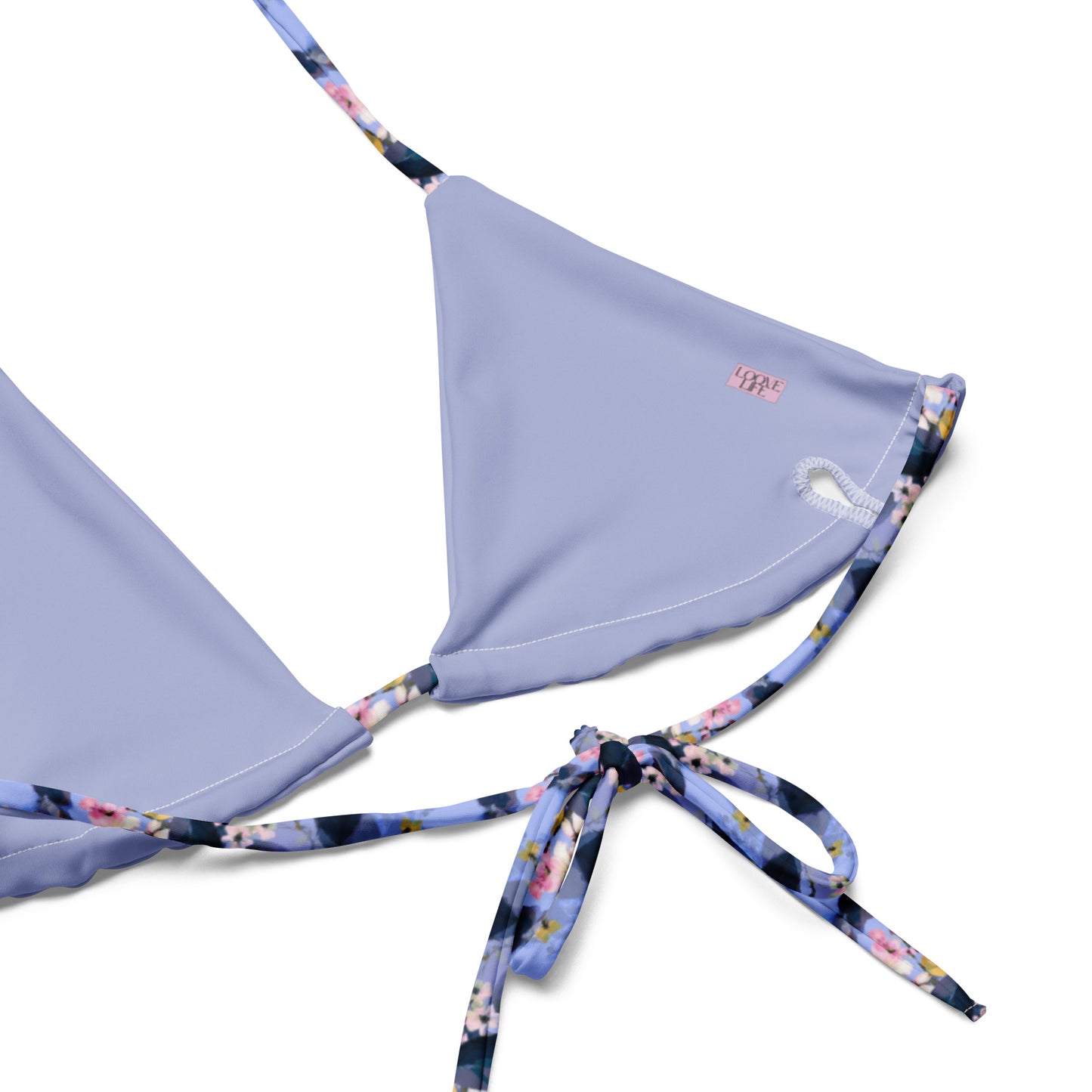 Lilac Petal String Bikini Set