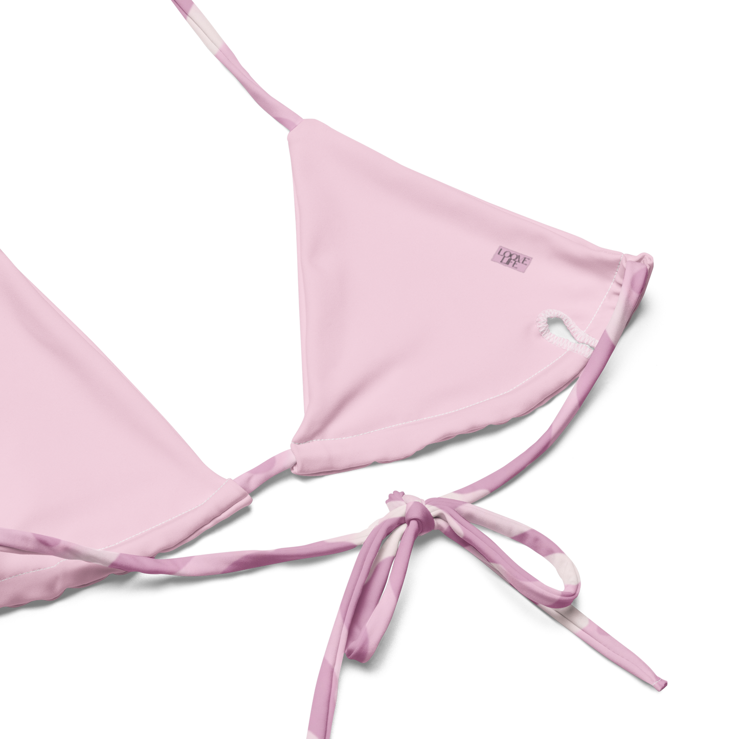 Azure Blush String Bikini Set