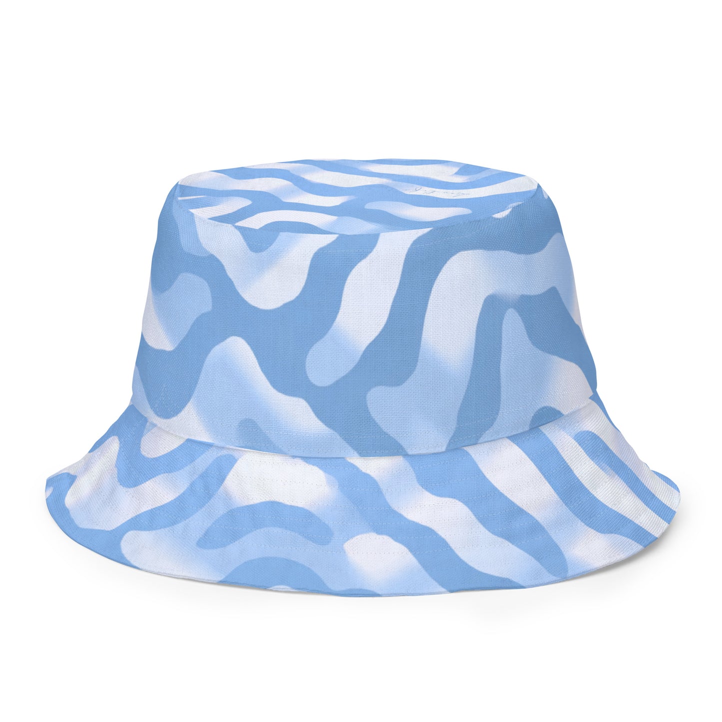Azure Blue Reversible Bucket Hat