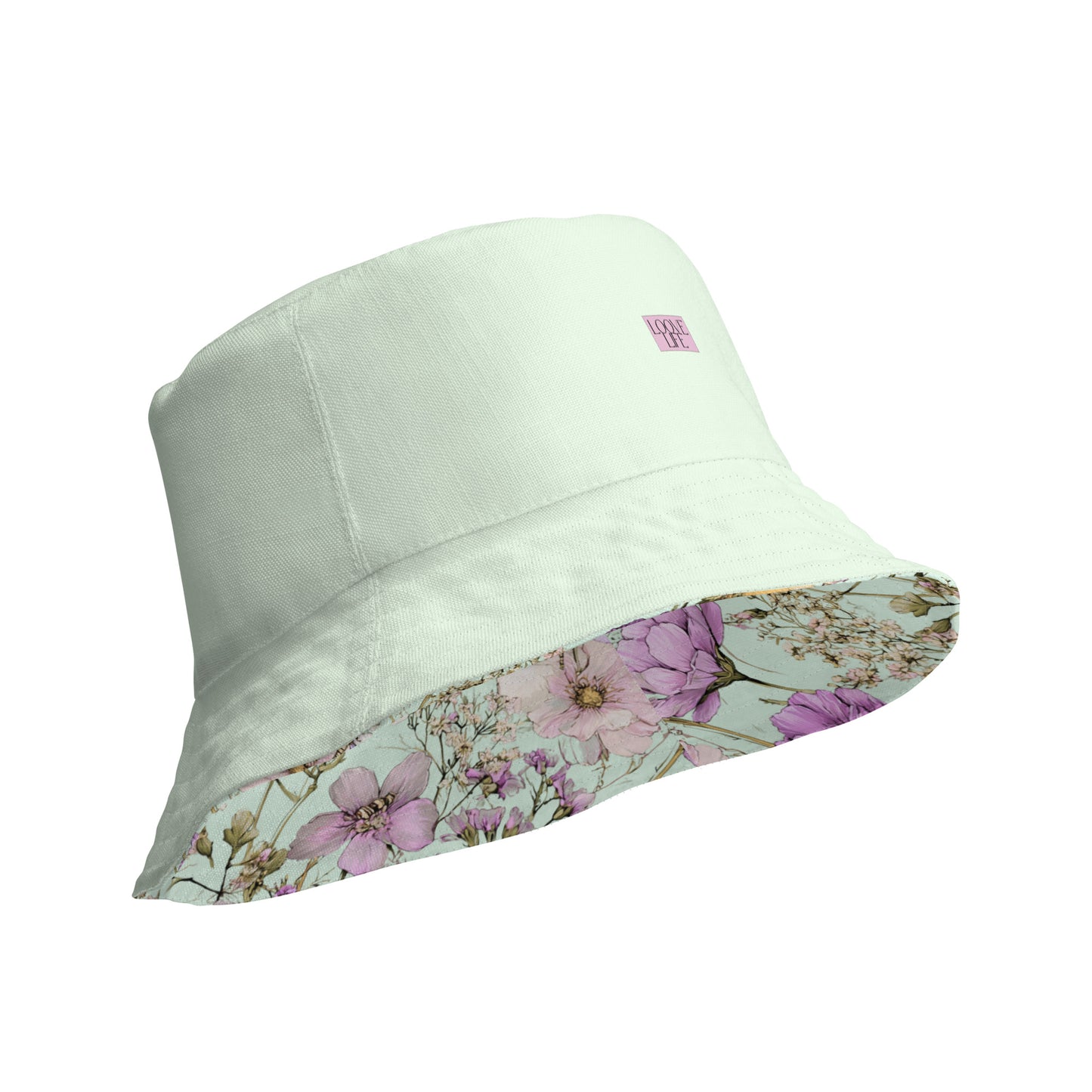 Dragonfly Mint Reversible Bucket Hat