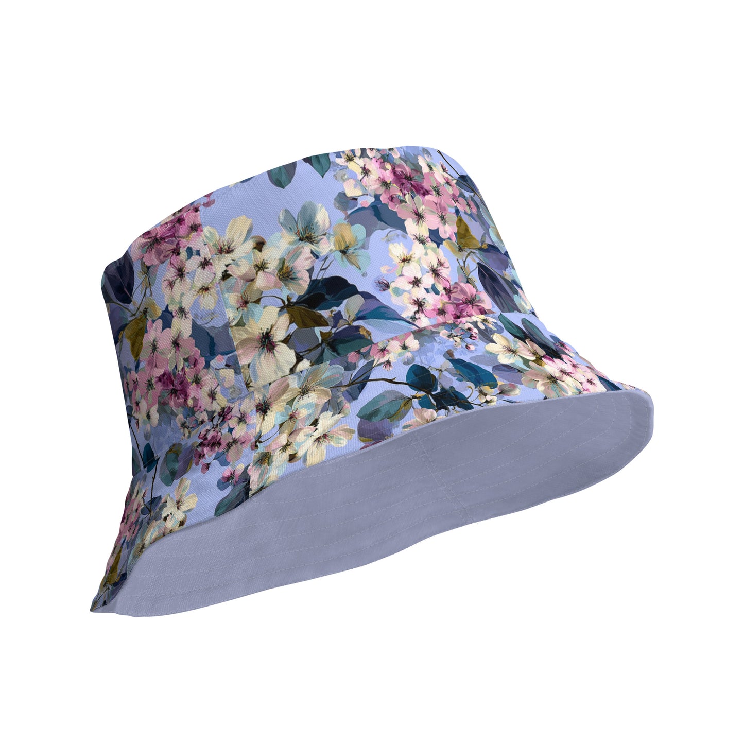 Lilac Petal Reversible Bucket Hat