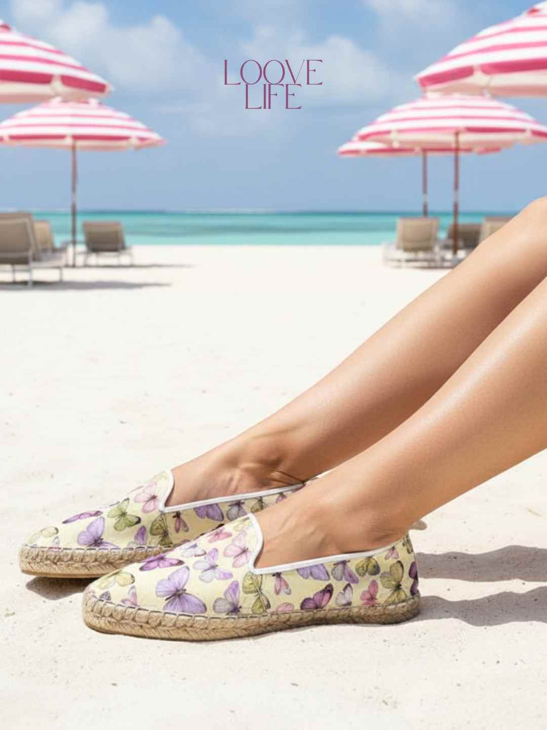 Butterfly Bliss Espadrilles by LOOVE LIFE