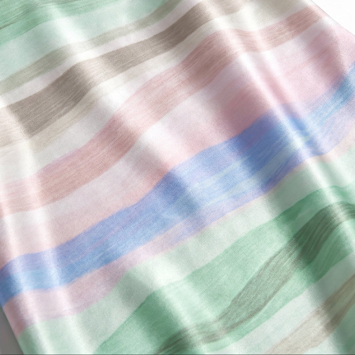 Amalfi Wave Mini Silk Dress